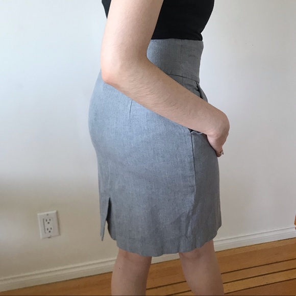 Classic Grey Skirt - Banana Republic - Picture 4 of 4